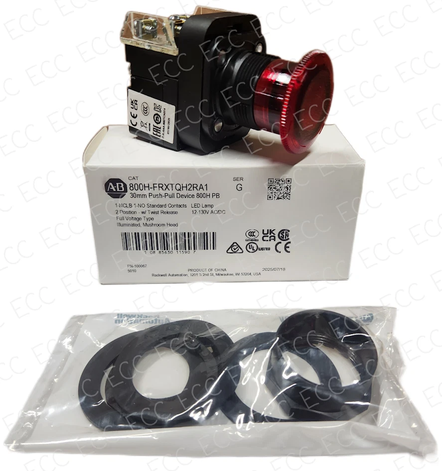Nuevo Allen-Bradley 800H-FRXTQH2RA1 * Dispositivo Push-Pull de 30 mm, 2 Pos. Twist Release Foto 1 de 1