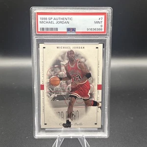 Auténtico Michael Jordan #7 1998 SP PSA 9 como nuevo Chicago Bulls - Imagen 1 de 2