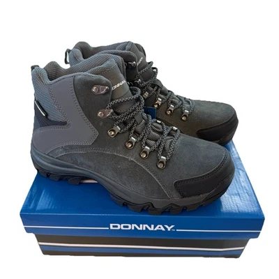Donnay Wildleder wasserdichte Wanderschuhe grau Herren Größe UK 7