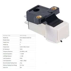 Replacement Needle for Vinyl Record Players with For AT3600L Cartridge - Photo 1/10