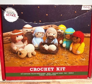 Weihnachtskrippe Häkelset 9 Teile - Bild 1 von 5