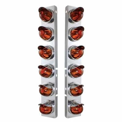 United Pacific 30997 Filtro de Aire Caja de Luz Panel Acero Inoxidable, 12 Recortes, Foto 1 de 4