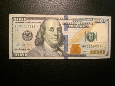 $100 DOLLAR BILL SERIES 2013 ~ STAR NOTE - Image 1 of 4