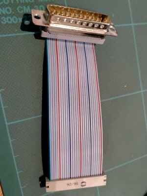Ribbon Cable IDC 25 way D type to 26 way solder transition - Image 1 of 4