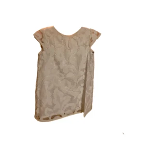 Milly Minis Girls Lace Shift Dress, White, Size 2 - Picture 1 of 1