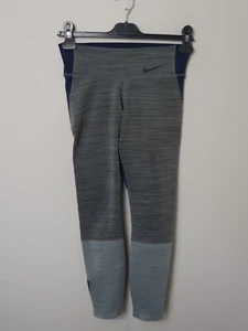 Nike Pro Damen Leggings Hose Hypercool Tights. Schwarz, Grau Größe S A3921 - Bild 1 von 8