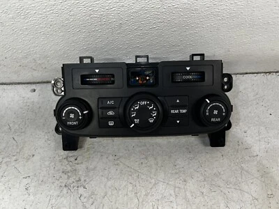 2006-2012 Kia Sedona 3 zone manual climate AC temp panel control unit oem FLAWED - Image 1 of 4