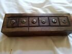 Handcarved Wooden Box New