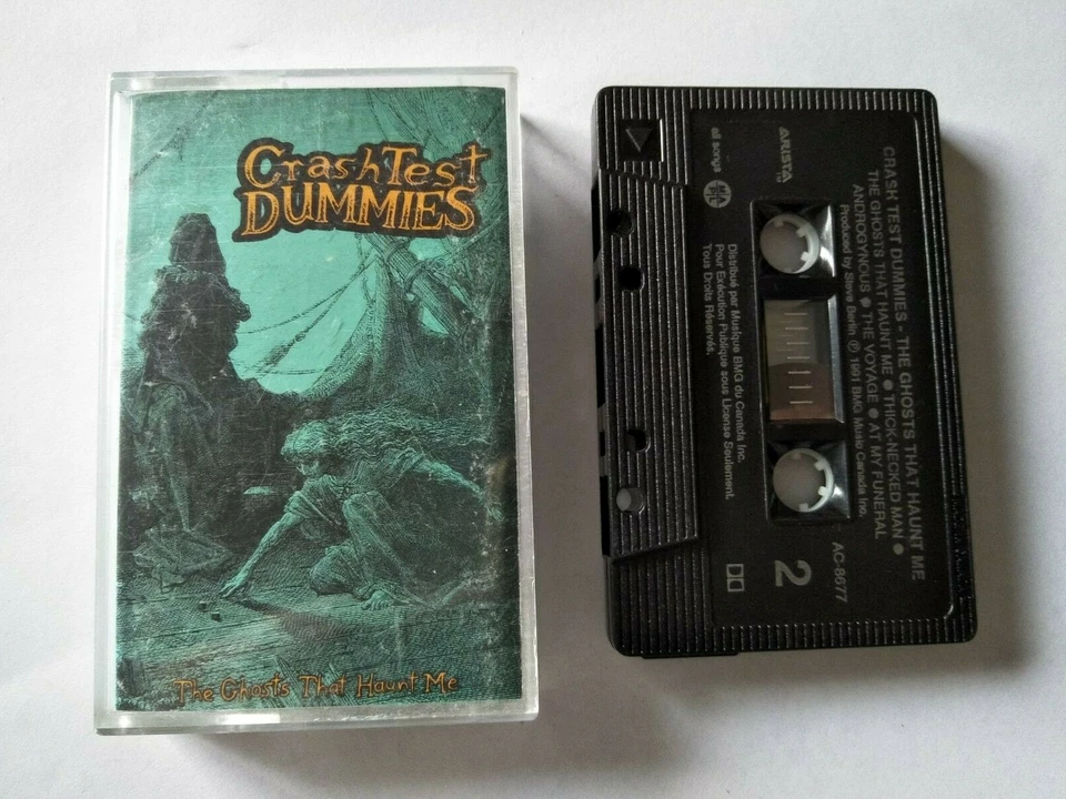 CRASH TEST DUMMIES THE GHOSTS THAT HAUNT ME CASSETTE TAPE CANADA - Image 1 of 1