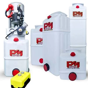 Primary Mover 12V einfachwirkende Hydraulikpumpe - Poly Reservoir - Bild 1 von 30