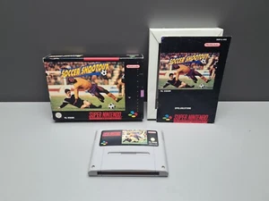 SOCCER SHOOTOUT SUPER NINTENDO PAL NOE OVP CIB BOXED SNES SPORT GAME FUSSBALL - Bild 1 von 15