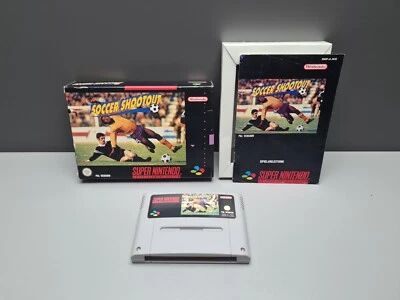 SOCCER SHOOTOUT SUPER NINTENDO PAL NOE OVP CIB BOXED SNES SPORT GAME FUSSBALL - Bild 1 von 4