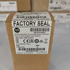 Neu Allen Bradley AB 1794-IV16 SER A Flex 16 Pt Digital Eingangsmodul 1794IV16 - Bild 1 von 2