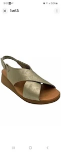 Baretraps Victoria Damen-Keilsandalen überkreuzter Keilabsatz 9,5 M - Bild 1 von 8