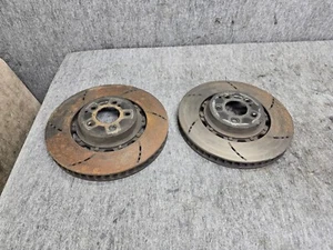 ✔ FRONT BRAKE DISC ROTOR SET MERCEDES W218 W212 E63 CLS63 OEM - Picture 1 of 8