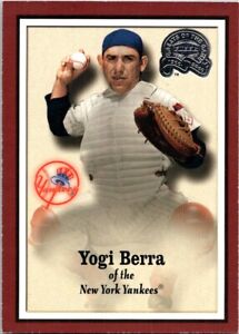 2001 Fleer Greats of the Game Yogi Berra Auto New York Yankees #89