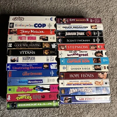 Vintage VHS Lot Of Classic Film Hits Best Of 70’-00’s TMNT Sandler Cruise Hanks - Image 1 of 4