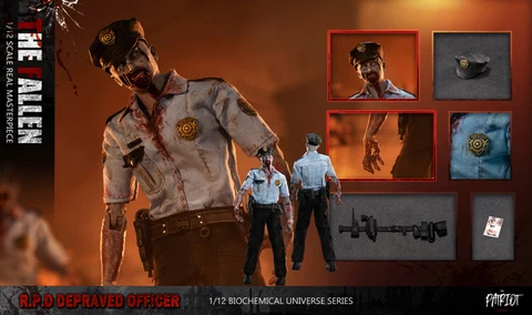 Patriot Studio 1/12 Resident Evil Raccoon City Zombie Police 6" Action Figure Cover
