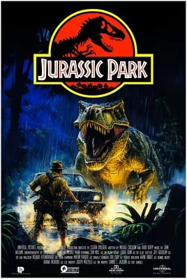 KORE ART STUDIOS Jurassic Park Movie Poster – Universal (1993) - Custom Poster - Kore Art Studio