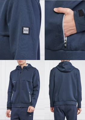 HUGO BOSS Sybrique Skate Zip Hoodie With Mask Sweatshirt Sweat Jacket XXL - Image 1 of 4