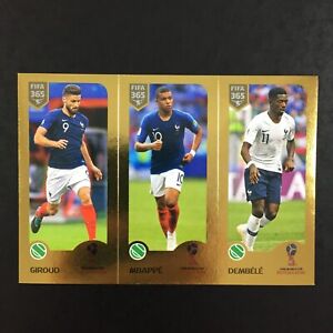 Kylian Mbappe Rookie RC Sticker Panini Fifa 365 World Cup 2018 2019 (18-19) #410