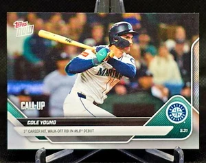 Cole Young (RC) 2025 MLB Topps JETZT #243 Seattle Mariners PR: 3.543 KOSTENLOSER VERSAND - Bild 1 von 4
