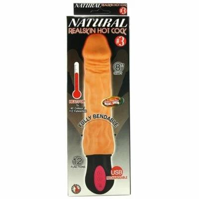 Nasstoys Natural Realskin Hot Cock #3 Rechargeable Vibrating Warming Dildo Vie - Image 1 of 4