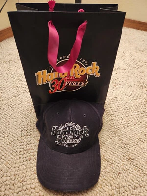 NEW Hard Rock Cafe Taipei Hat Cap Adjustable Black 30 Years Anniversary - Image 1 of 4