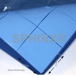 10x Thermal Silicone Conductive Pad 25x25x2mm For Heatsink Chip PS 2 3 4 GPU CPU - Picture 1 of 3