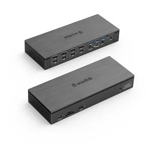 USB C Docking Station Dual Monitor/Quad Display Power Delivery for Windows Mac - Picture 1 of 49