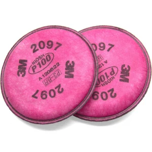 3M 2097 / 07184 Replacement P100 Particulate Filter Nuisance Level Organic Vapor - Picture 1 of 3