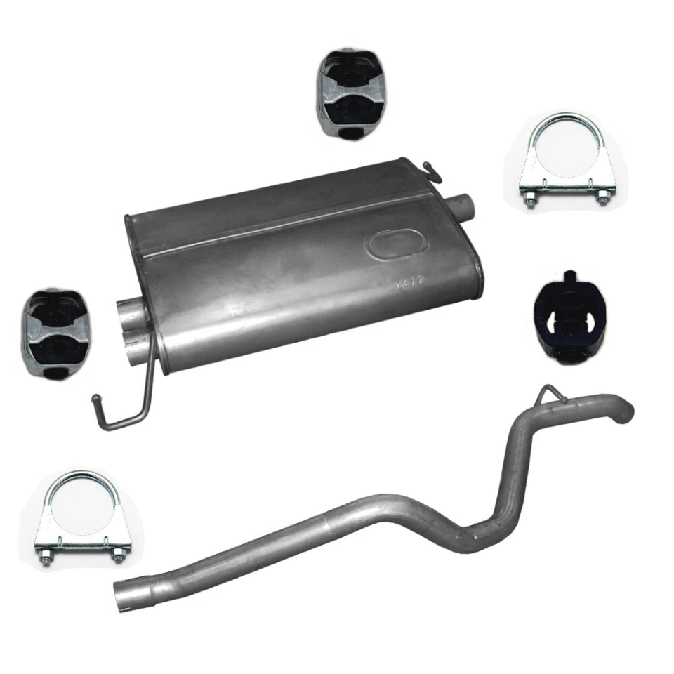 Endtopf Vorderrohrr Auspuff für Mercedes M-Klasse W163 SUV 218PS + Anbausatz - Bild 1 von 1