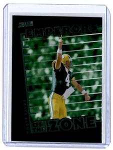 1999 Stadium Club Emperors of the Zone Brett Favre Green Bay Packers #E2