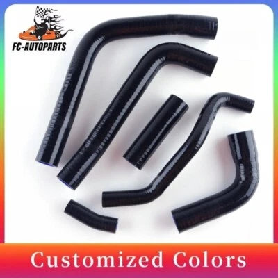 Black Silicone Coolant Radiator Hose FIT for Yamaha YZFR6 YZF R6 R6N 1999-2002 Foto 1 de 4