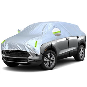 CICMOD Half Car Covers All Weather Protection Dust/Sunproof Waterproof Snowproof - Picture 1 of 17