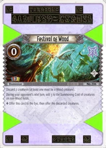 3x Festival of Wood EOJ SET2 #206 PS3 Eye Of Judgment English NM/UNPLAY UC card - Picture 1 of 1