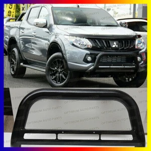 Hammertone Heavy Duty Black Nudge Bar to suit Mitsubishi Triton MQ 2015-2018 - Picture 1 of 4