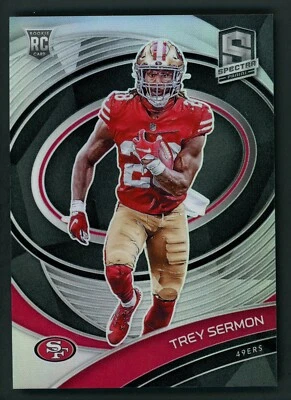 Trey Sermon 2021 Panini Spectra #164 Football NFL Card 49ers RC Rookie /149 - Image 1 of 2