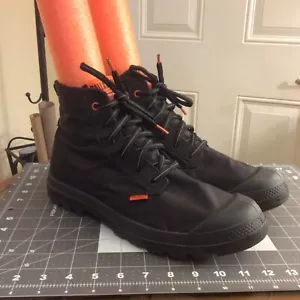 Palladium PAMPA LITE+ VAPOR WP+ Lightweight Boots Mens Sz 10 Black 76194-008-M - Picture 1 of 13