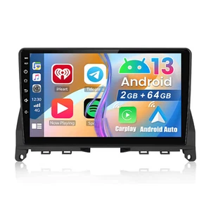 2G+64G Android 13 Carplay 8-Kern Autoradio Für Mercedes Benz C Klasse W204 S204 - Bild 1 von 13