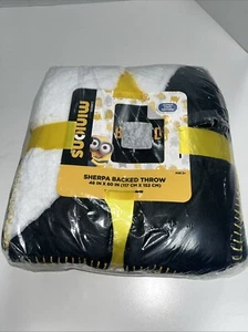 Kids Bedding Super Soft Plush Throw 46 in x 60 in Minions the Rise - Picture 1 of 2
