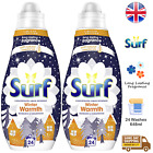 Surf Laundry Detergent Liquid Fabric Clothes Winter Warmth 24 Washes 648ml x2