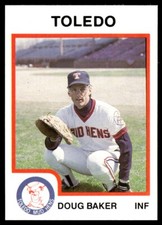 1987 ProCards Doug Baker Toledo Mud Hens #1970