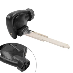 Llave de encendido izquierda hoja en blanco sin cortar negra para motor Yamaha moto scooter - Imagen 1 de 12