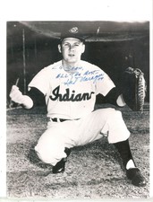 HAL NARRAGON  Baseball Autographed 8x10 Photograph CLEVELAND INDIANS D: Aug 2019