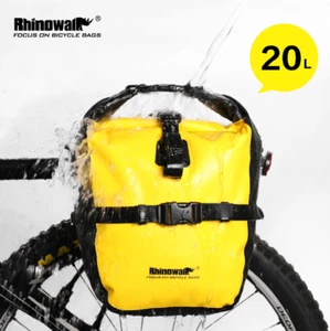 Rhinowalk 20L Fahrradkoffertasche Fahrradkofferraum Pack Tasche erweiterbar wasserdicht Tasche - Bild 1 von 12