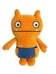 Ugly Doll Plüsch Wage The Helper Ugly Doll orange mit blauer Schürze 9 Zoll Stofftier - Bild 1 von 5