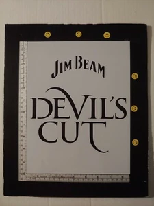 Jim Beam Devil's Cut Devils 8.5" x 11" Custom Stencil FAST FREE SHIPPING - Picture 1 of 2
