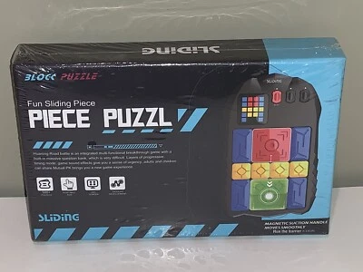 Sliding Puzzle 19 Pieces 500+ Super Slide Games Brain Teaser Portable LED Screen - Image 1 of 4