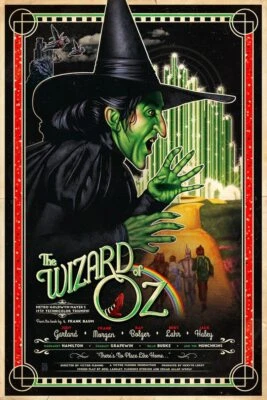 Wizard of OZ Movie Poster Print 17 X 12 Reproduction